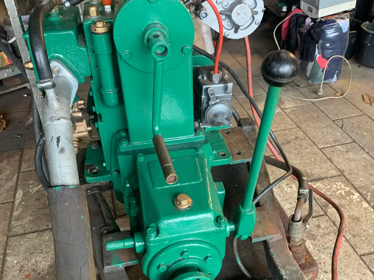 Billede 5 - Marstalmotorer med engelsk gear og en med standard