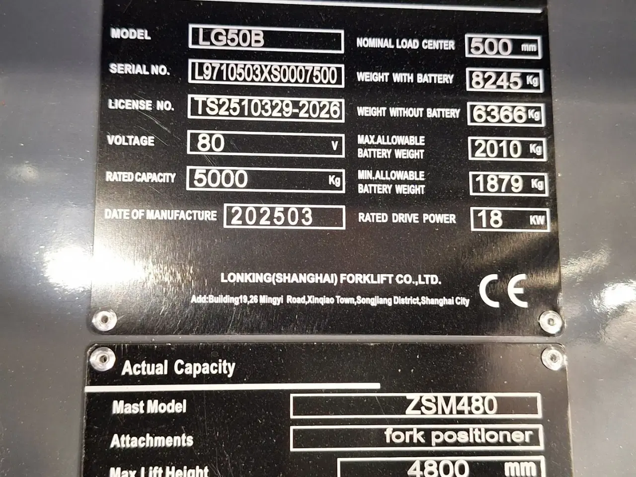 Billede 10 - LONKING Lg50b Ny