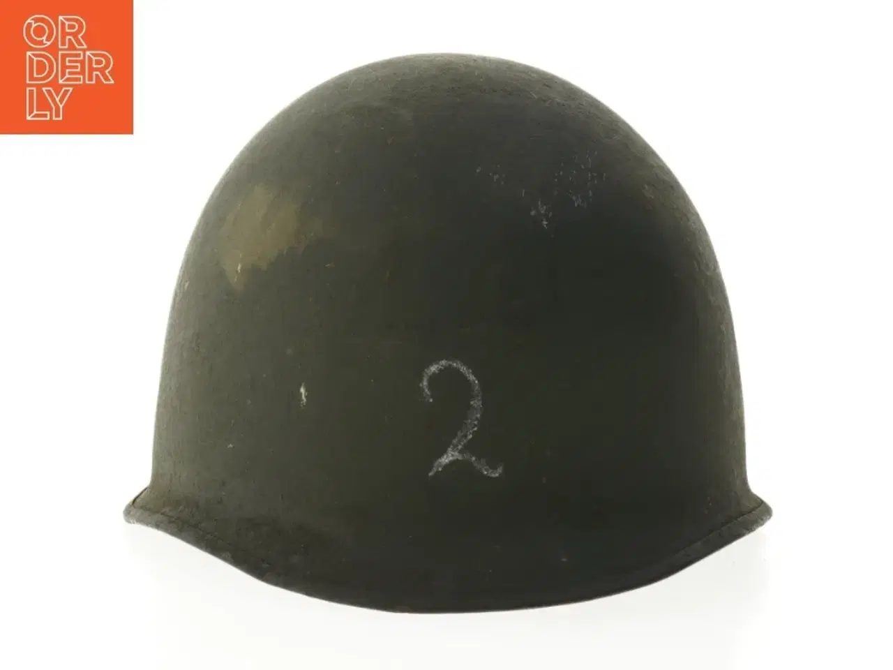 Billede 2 - Gammel militærhjelm (str. 28,5 cm)