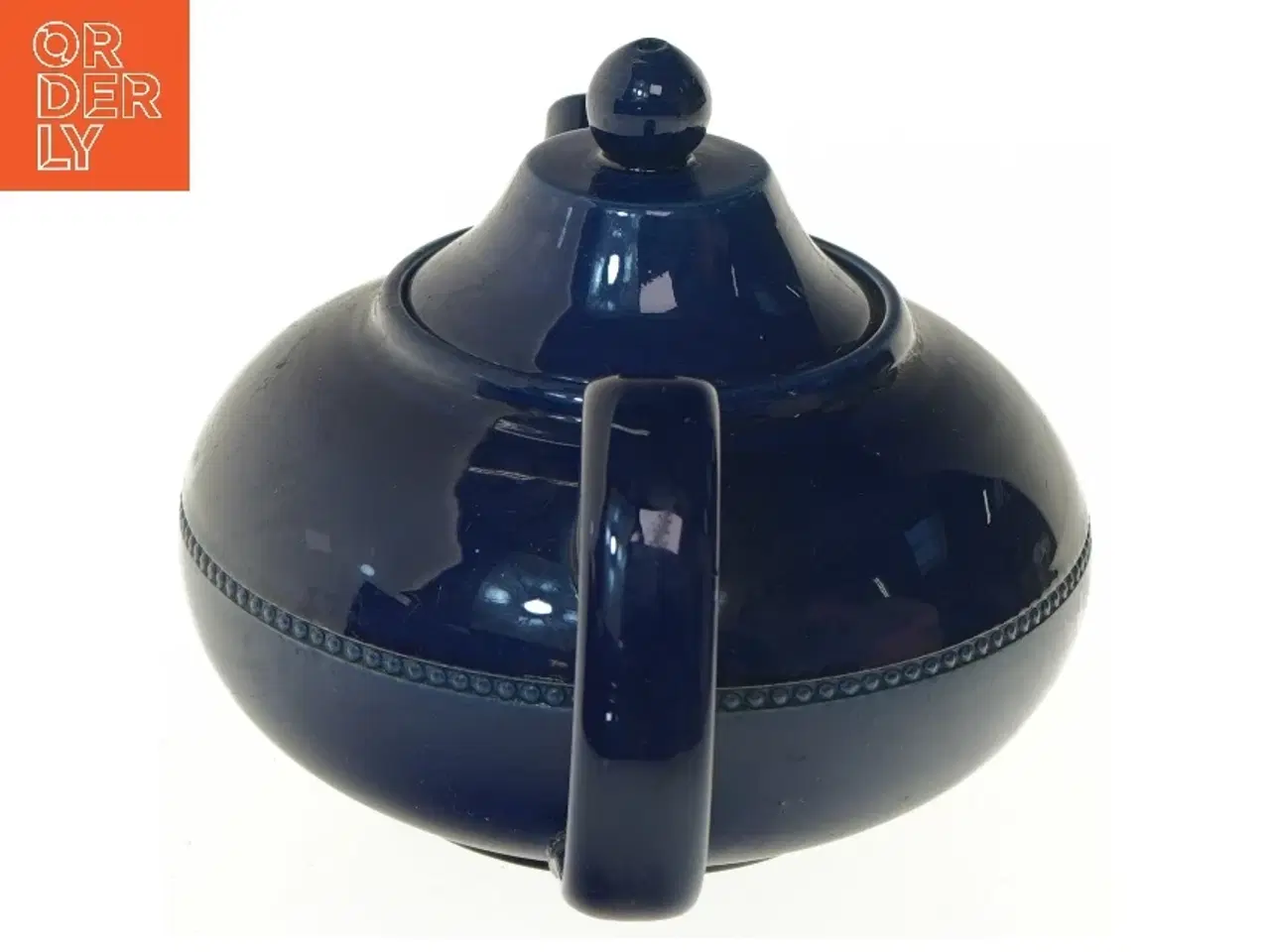 Billede 6 - Stor blå tekande (str. Ø 17x14 cm)