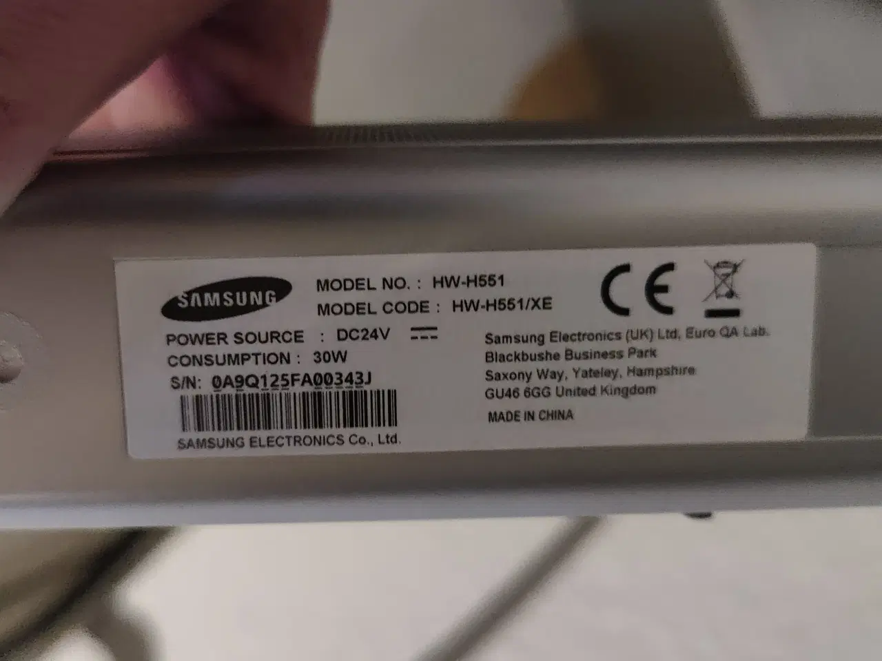 Billede 5 - Samsung HW-H551 2.1 Channel 320 Watt trådløs Sound
