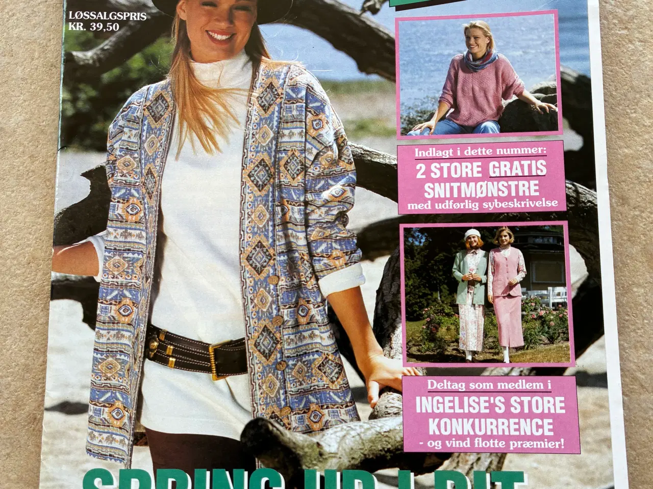 Billede 1 - Ingelise sy & strik blad 1993