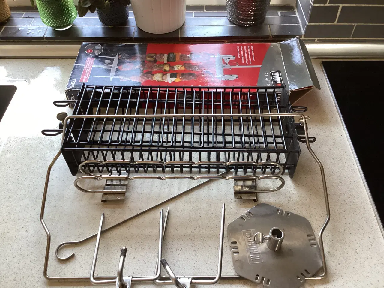 Billede 3 - Weber rotisseri til  grillen og lave lækket grill 