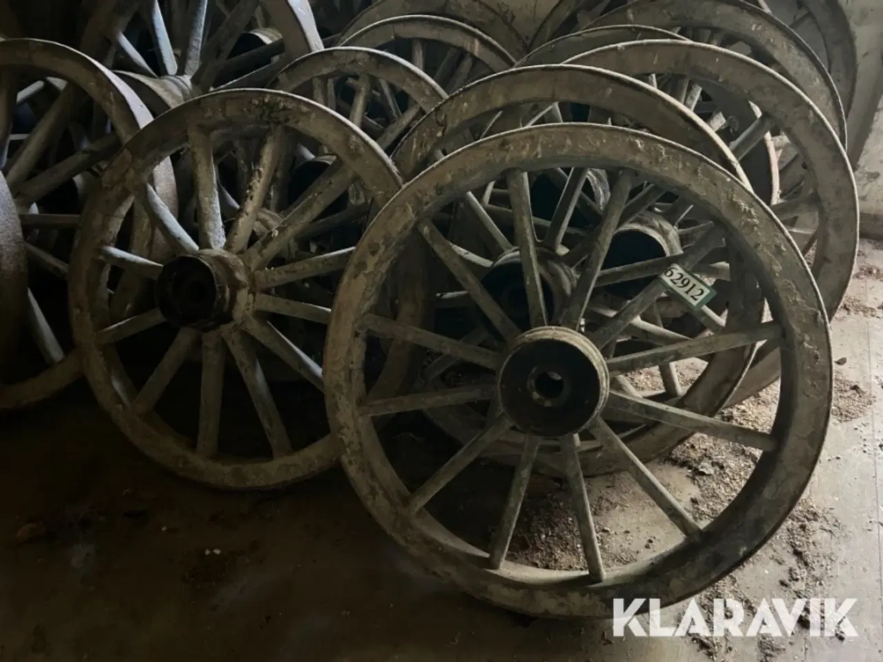 Billede 3 - Hestevognshjul 2 styk