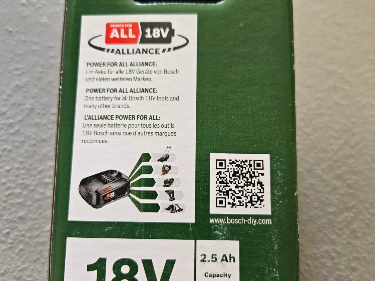 Billede 2 - Bosch Batteri 18V 2.5 Ah