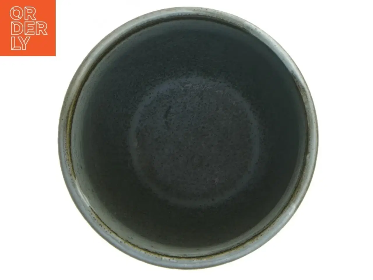 Billede 3 - Grå keramik kop / tandkrus, fra Bitz (str. Ø 8,5 cm længde 10,5 cm)