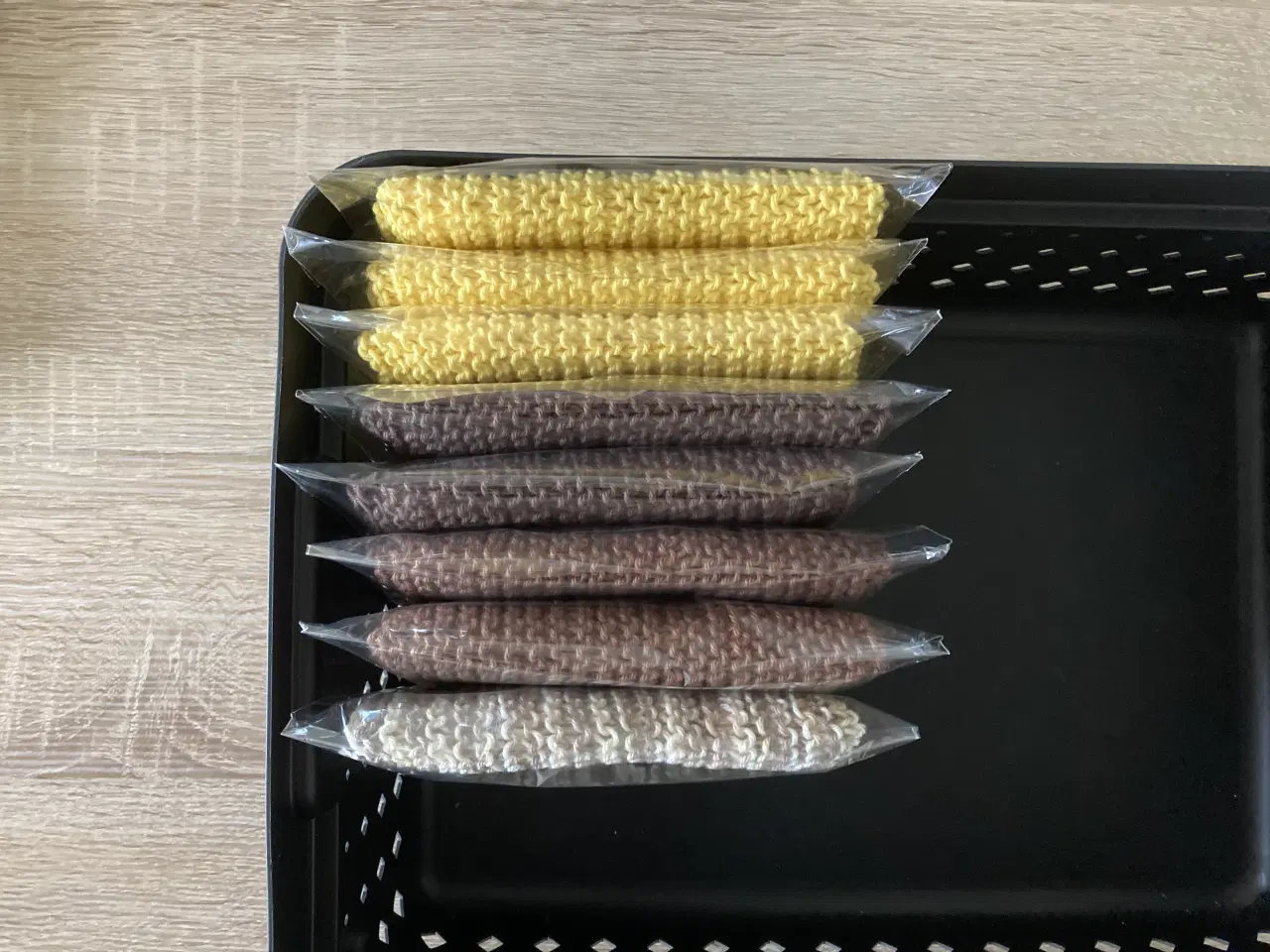 Billede 1 - Strikkede karklude, 100% bomuld