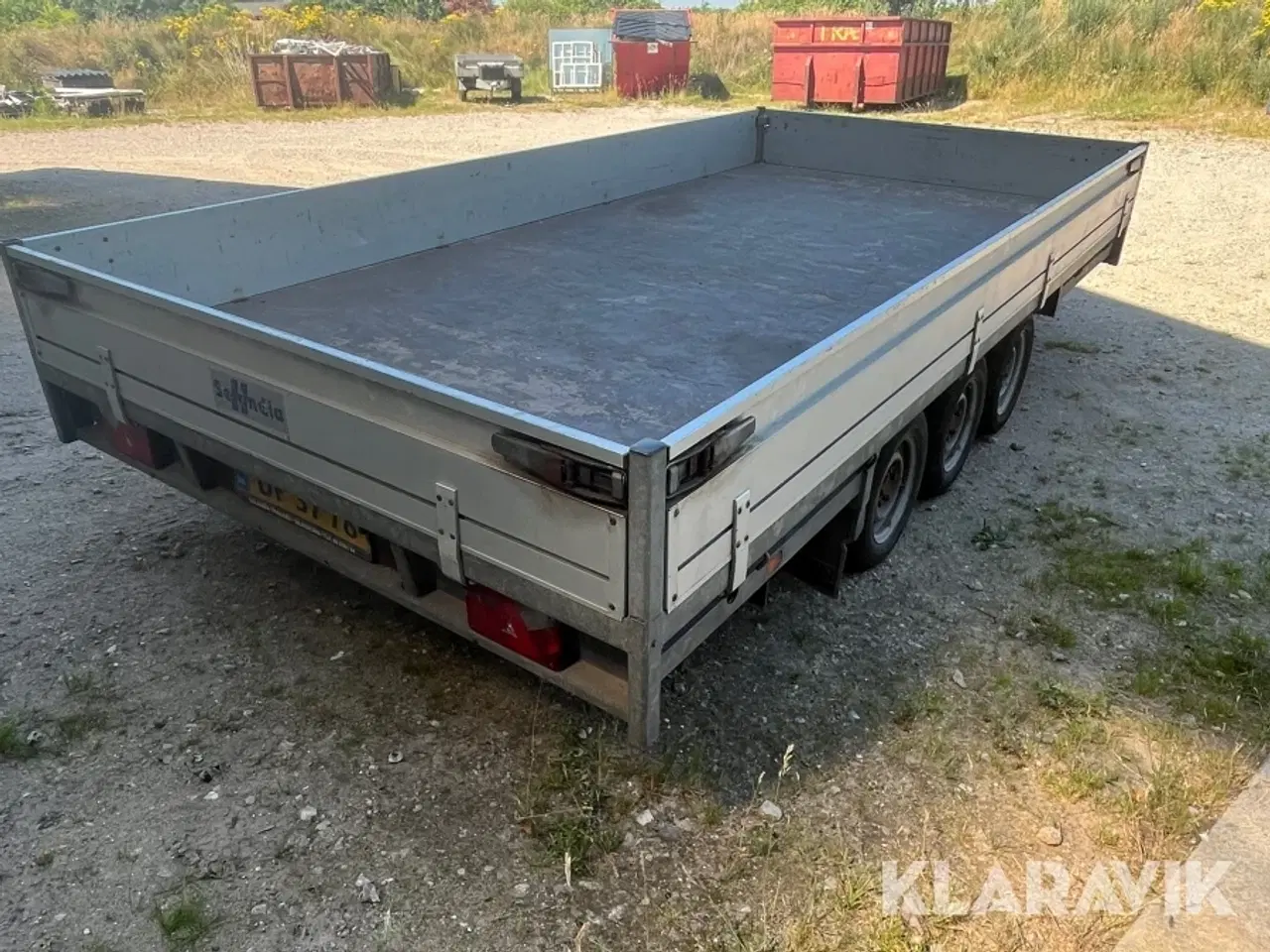 Billede 3 - Boogietrailer tre akslet HULCO
