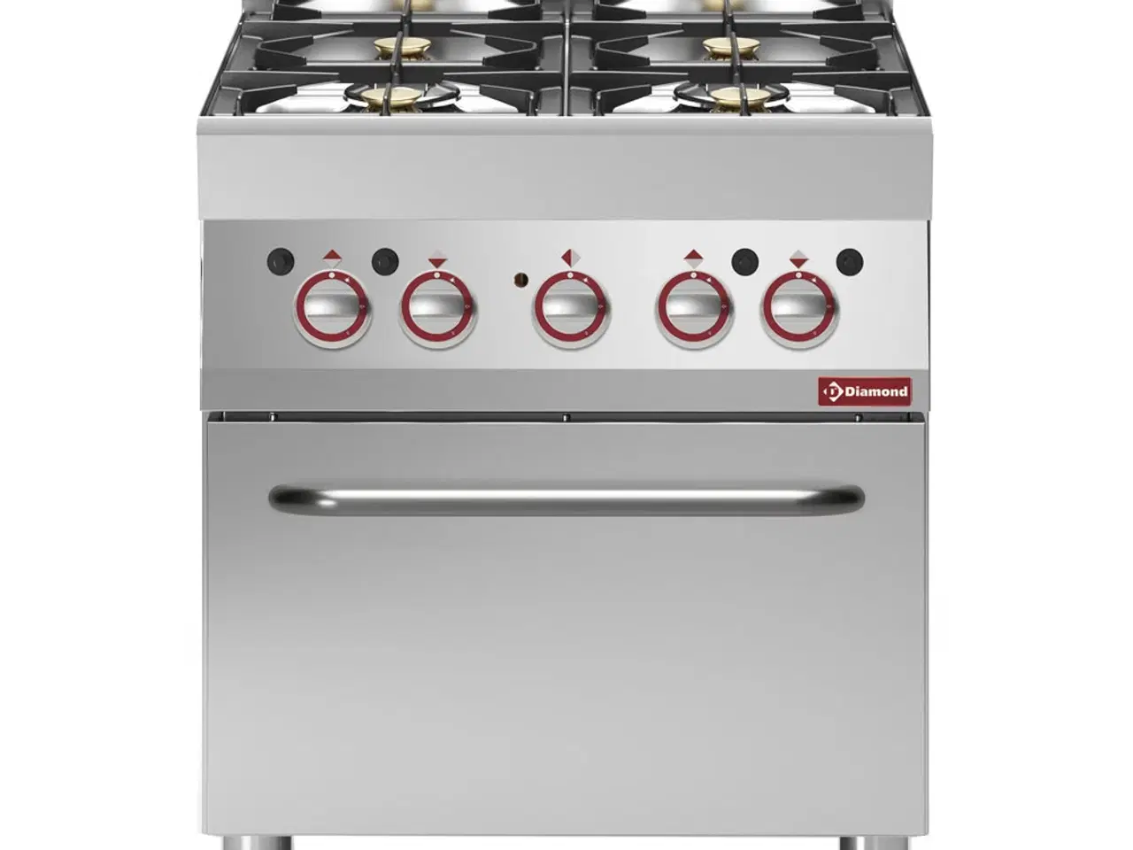 Billede 1 -  Gaskomfur med 4 Brændere & El-Varmluftsovn