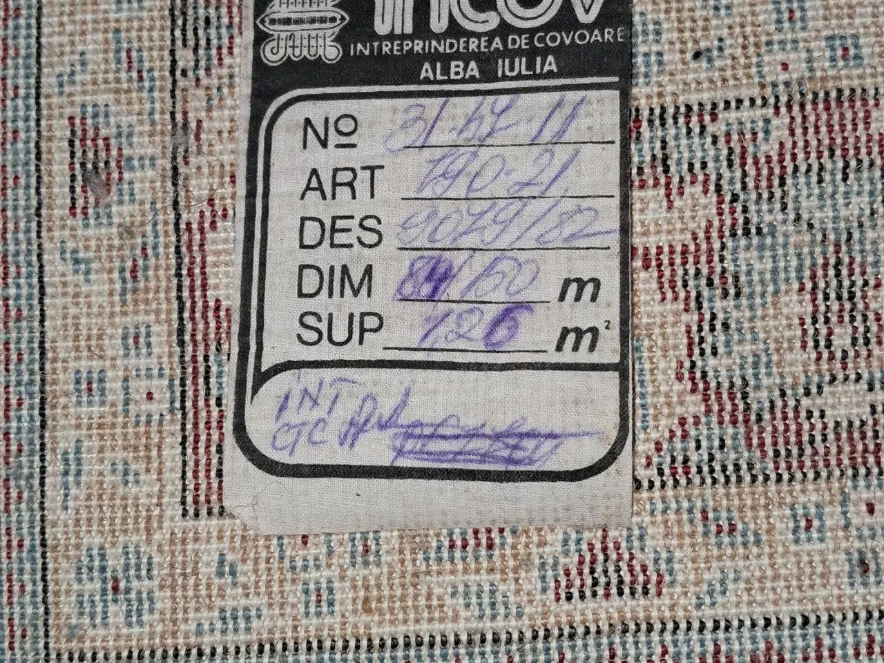 Billede 6 - Flot rød løber 170x85