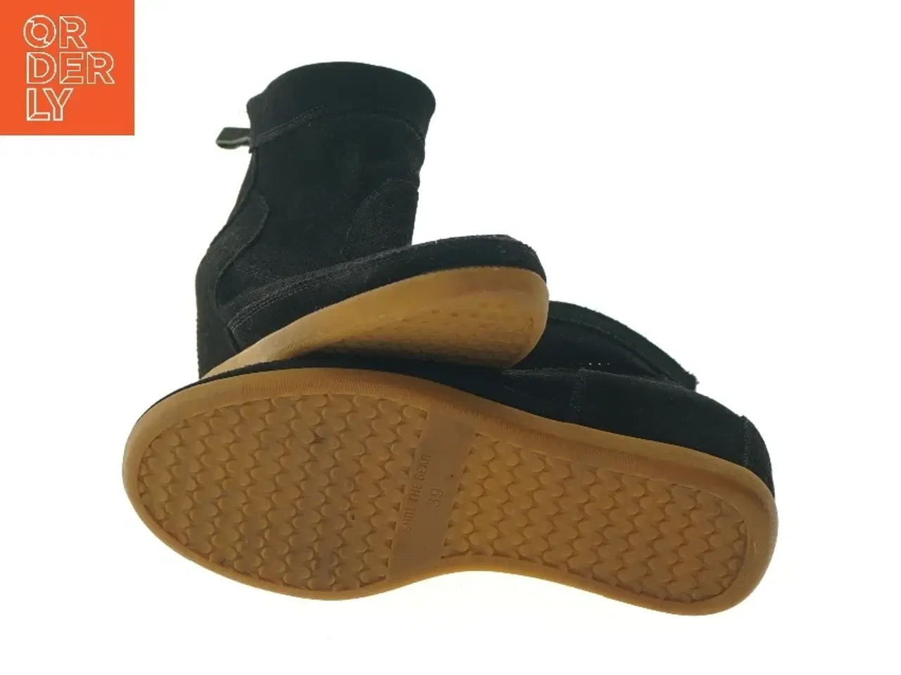 Billede 3 - Sorte ankelstøvler med gummisål fra Shoe The Bear (str. 39 )