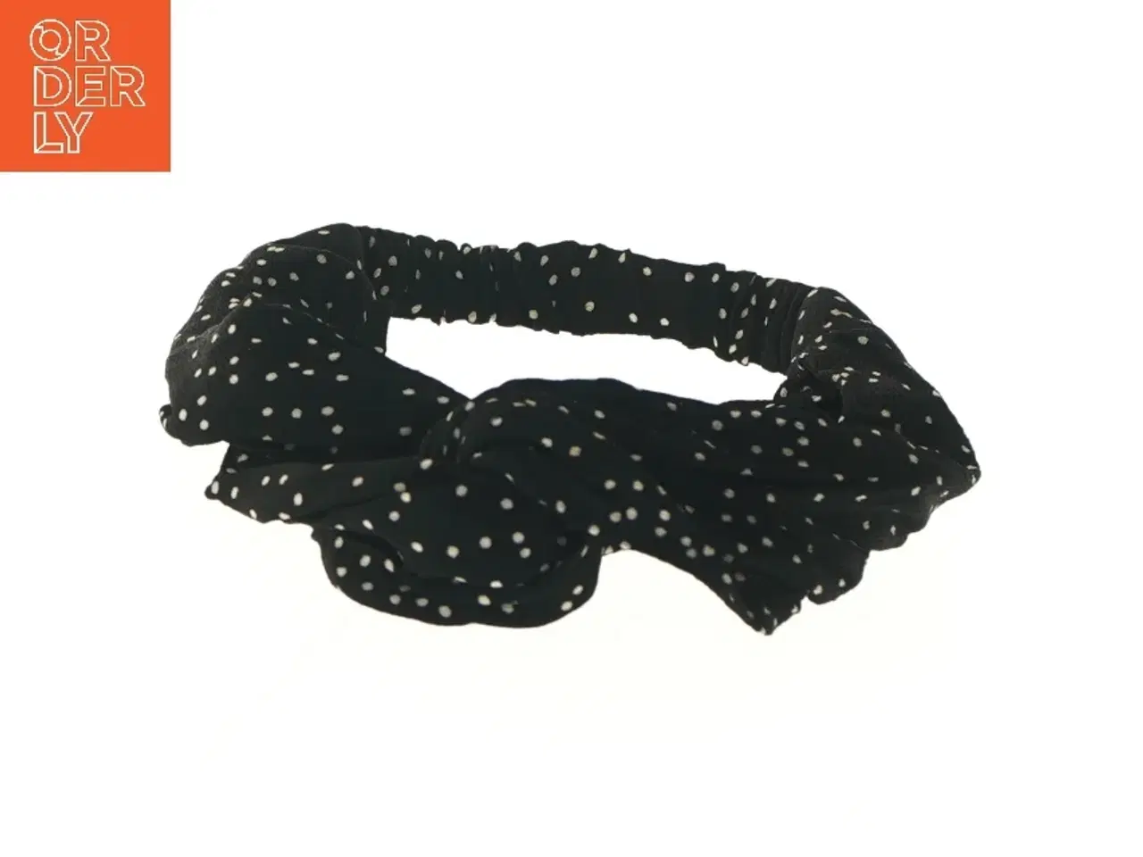 Billede 2 - Prikket sort hårelastik (str. 16 cm)