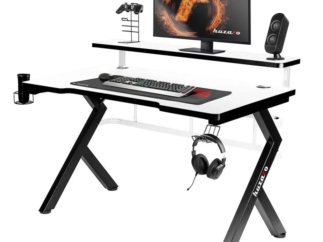 Billede 5 - Gaming bord Huzaro Hero 5.0 – hvid