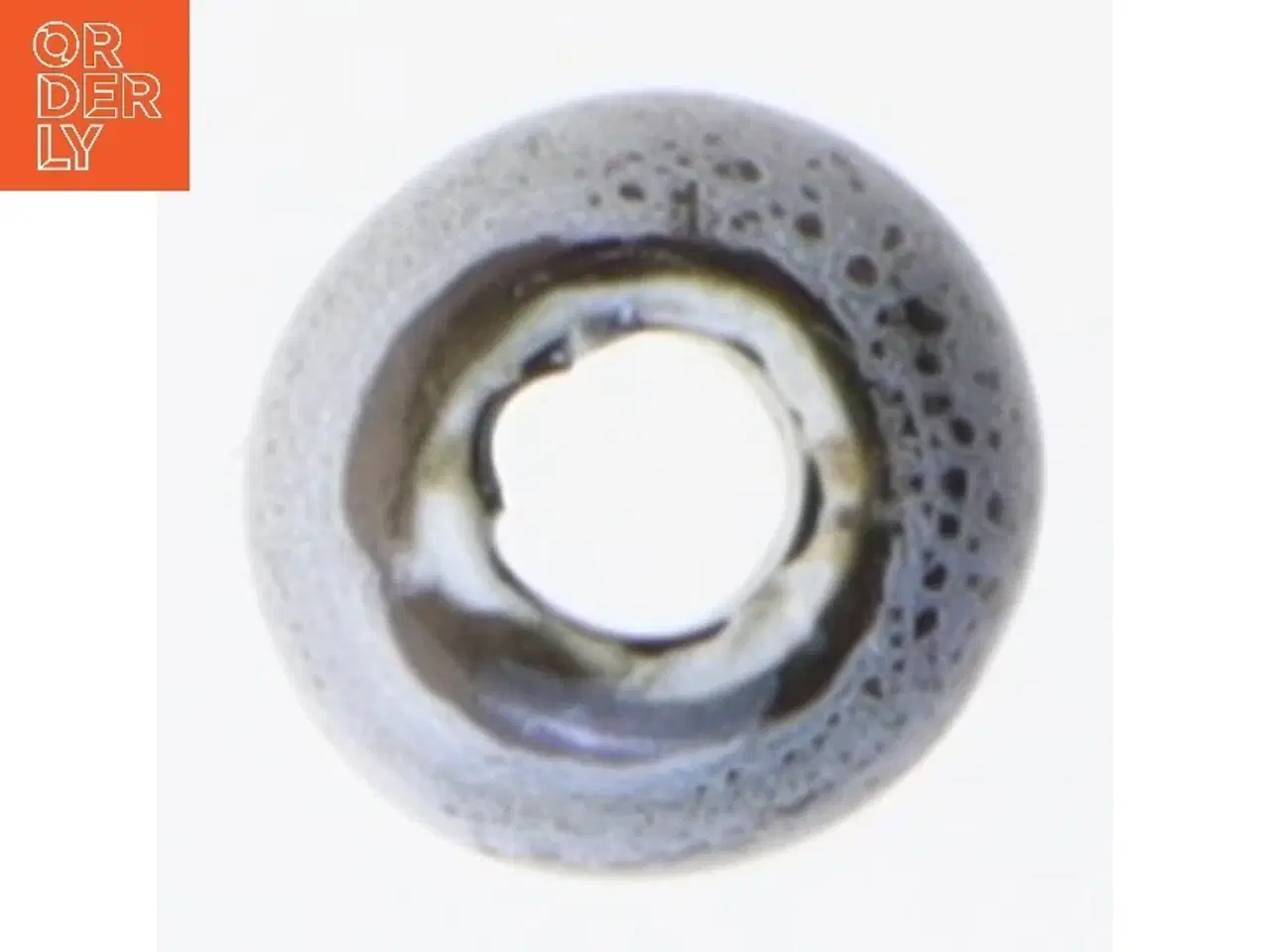 Billede 1 - Keramisk perle med hul (str. Ø 1,5 cm)