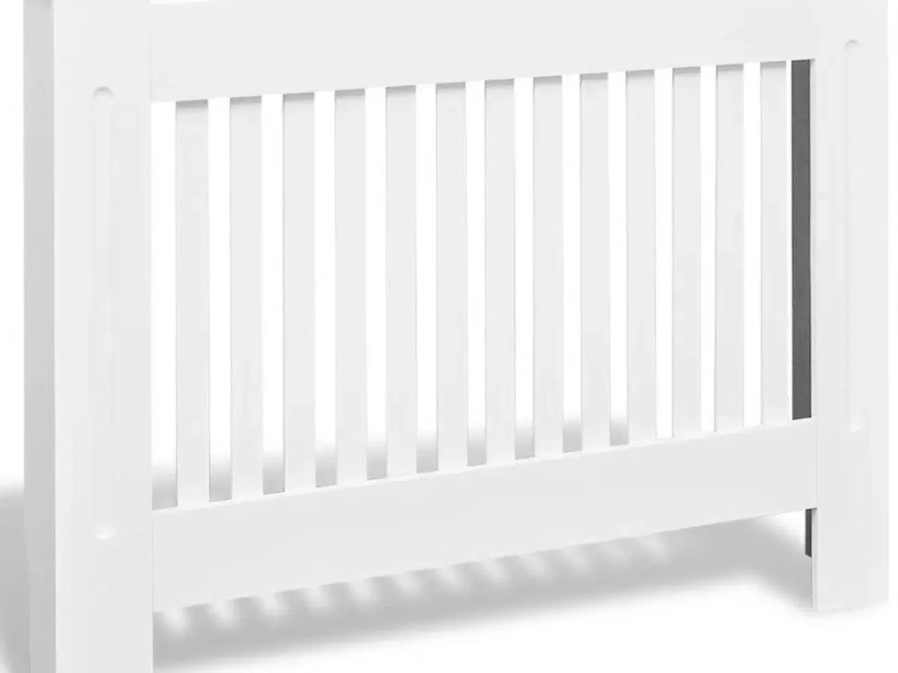Billede 2 - Radiatorskjuler i MDF 112 cm hvid