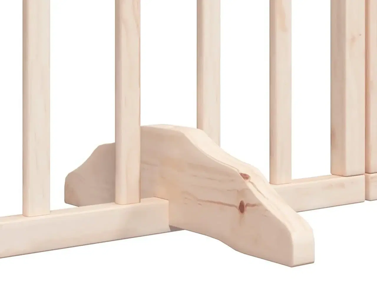 Billede 9 - Hundelåge med dør 6 paneler 300 cm poppeltræ