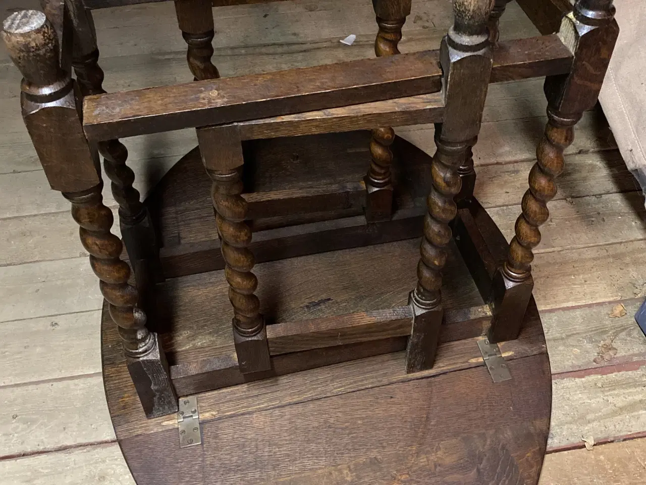 Billede 4 - Klapbord / Gateleg Engelsk stil.