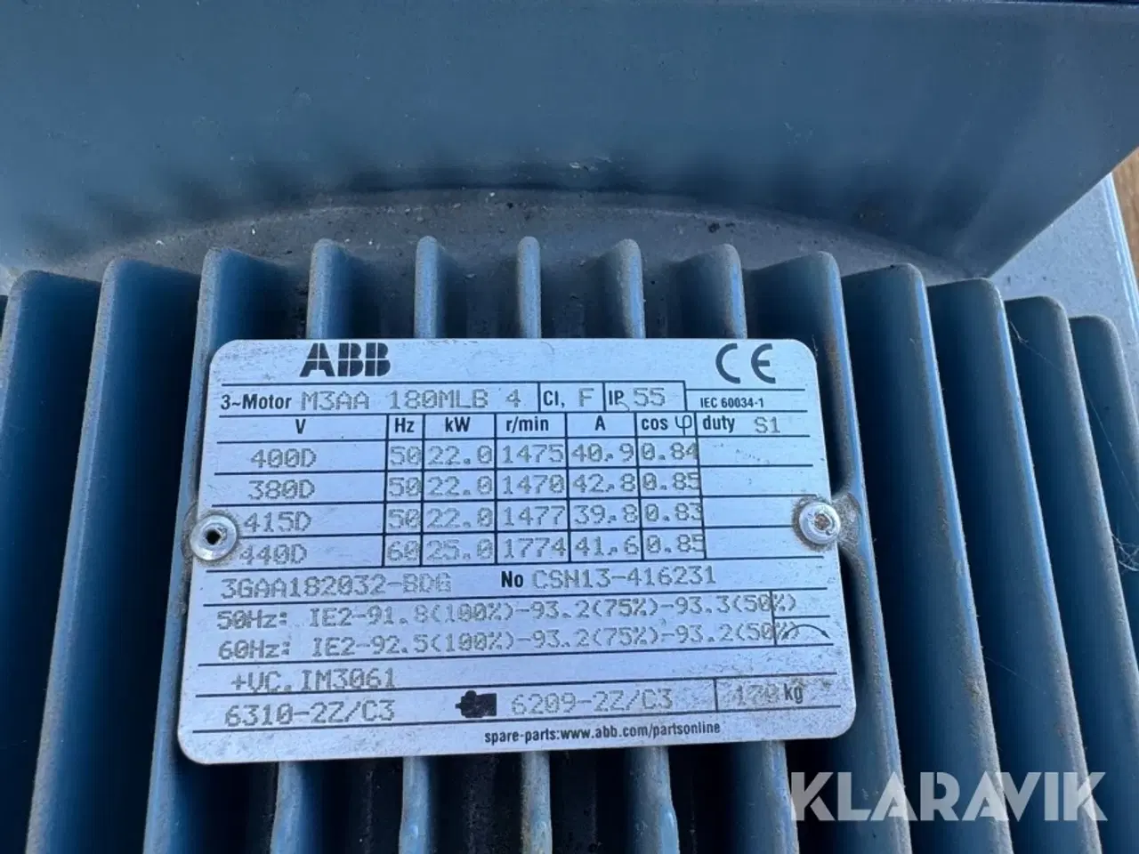 Billede 4 - Elektrisk motor ABB 22kW