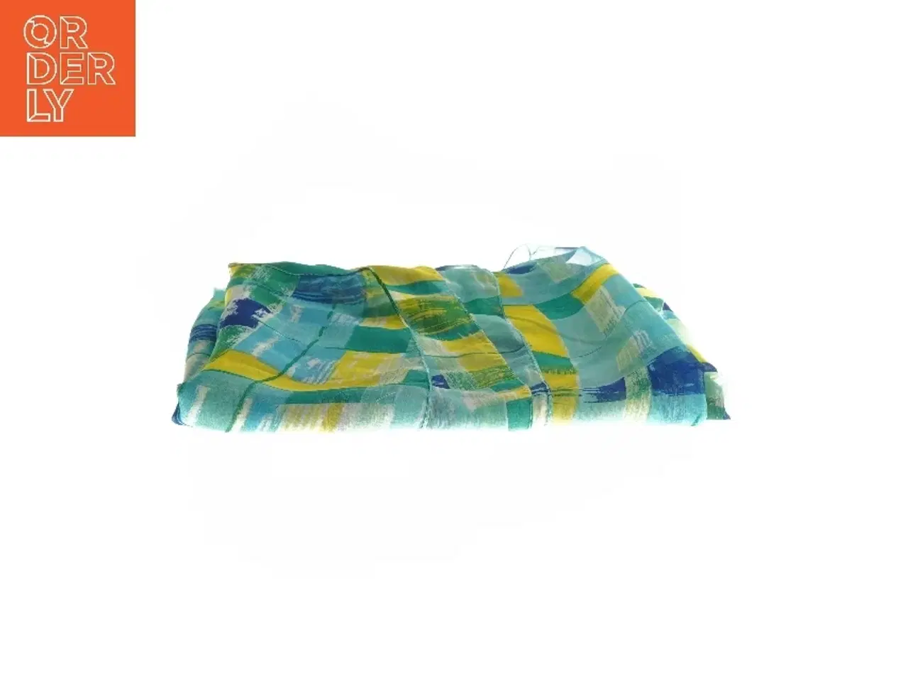 Billede 1 - Flerfarvet tørklæde 110x180 cm (str. 110x180 cm)