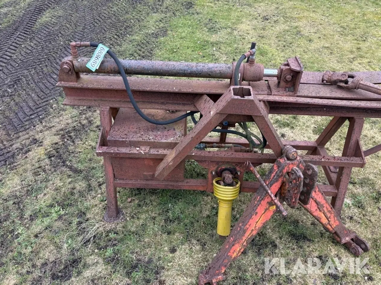 Billede 5 - Brændekløver med A ramme & pto.