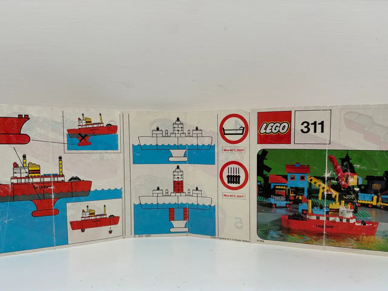 Billede 8 - LEGO Båd, Ferry, Schiff nr 311 fra 1973 