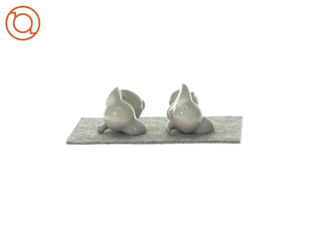 Billede 3 - Dekorativ elefantfigurer (2 stk.) fra Ukendt (str. LBH: 4x4x7,5cm)