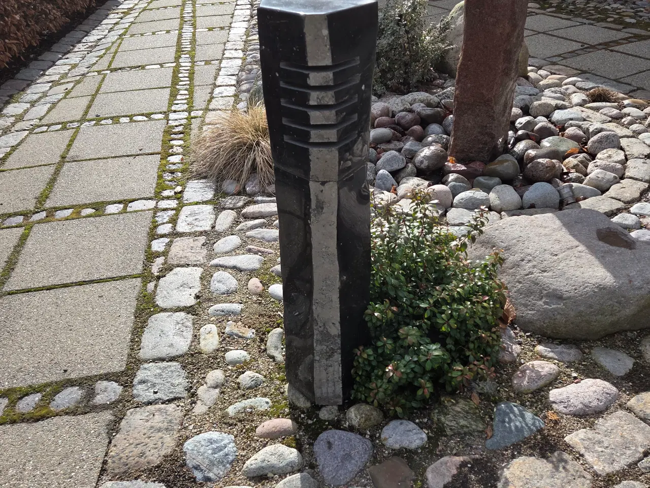 Billede 1 - Granit bed lampe 