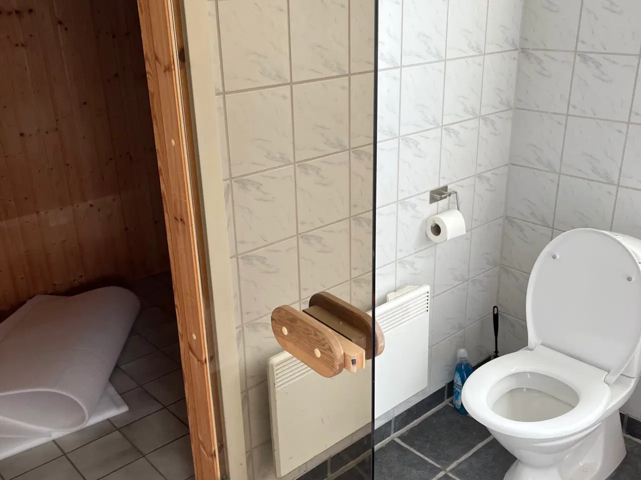 Billede 2 - Sauna glasdør med karm.