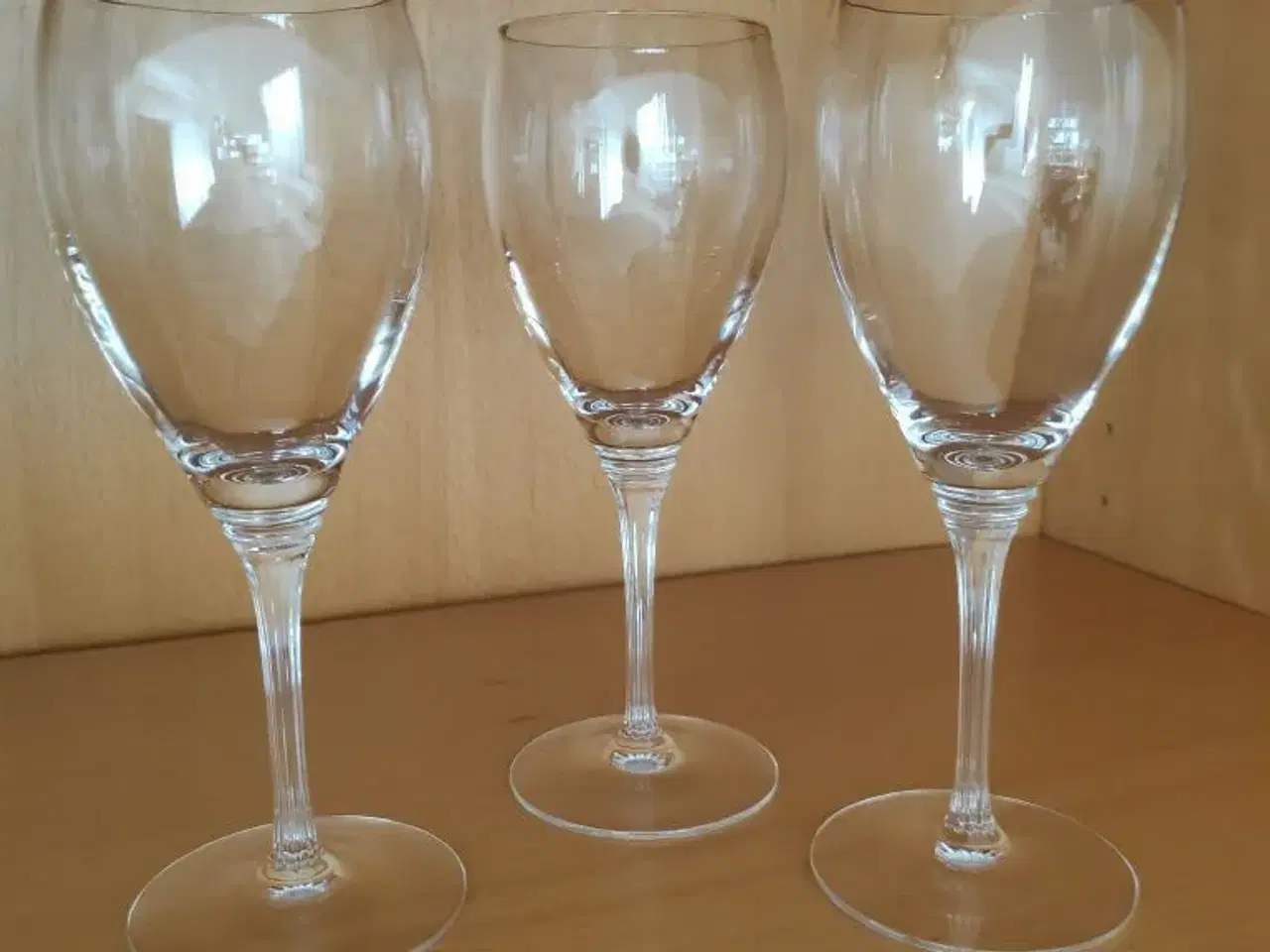Billede 3 - 3 flotte krystal vinglas