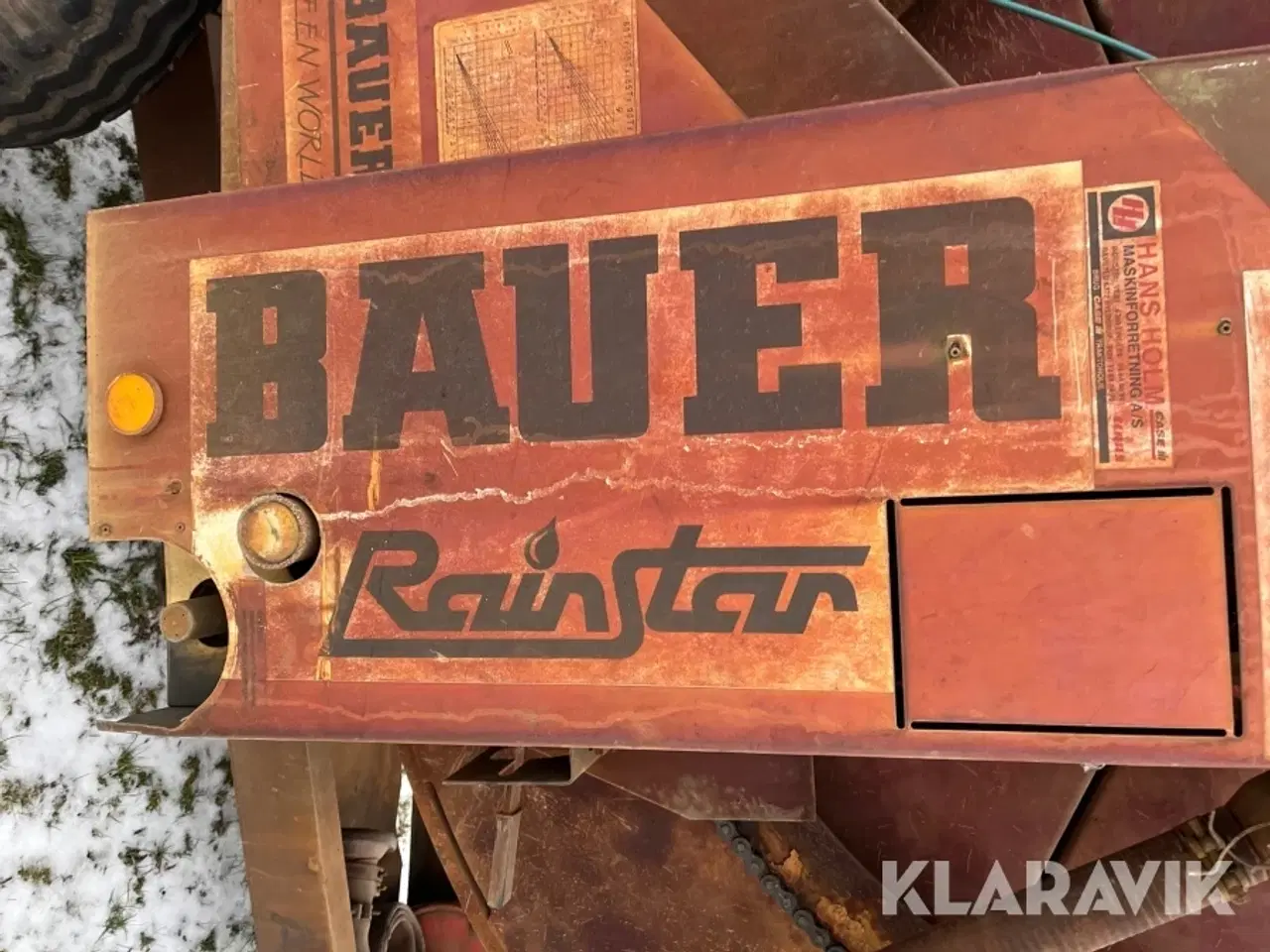 Billede 8 - Vandingsmaskine Bauer Rsinstar 90 tk 240 meter slange-indtræk