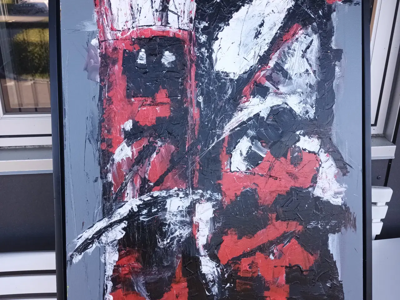 Billede 1 - FLOT MALERI I FLITTE FARVER 84X64 CM