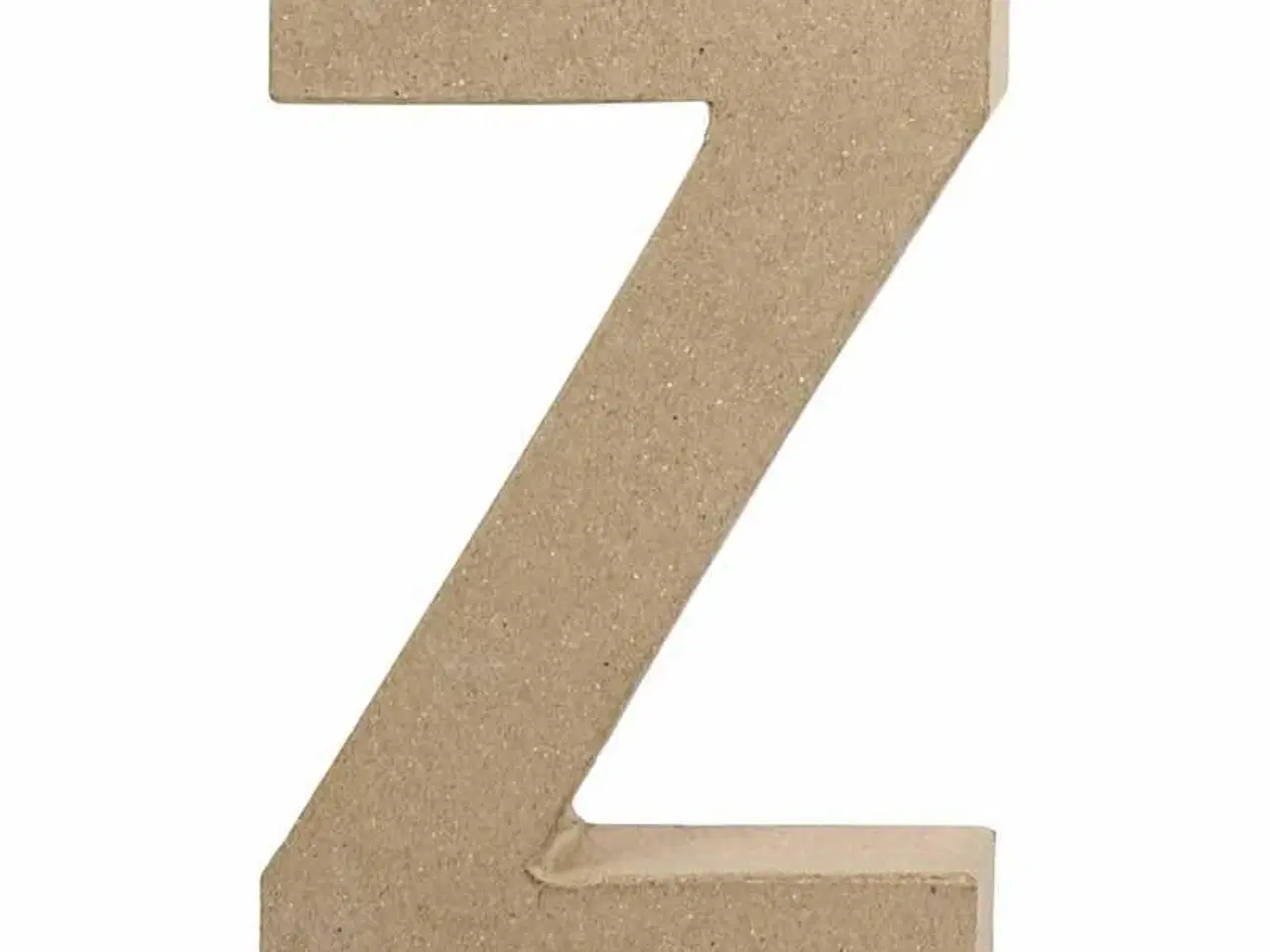 Billede 1 - Håndlavet Bogstav Z i Papmaché - Unik Vægdekoration