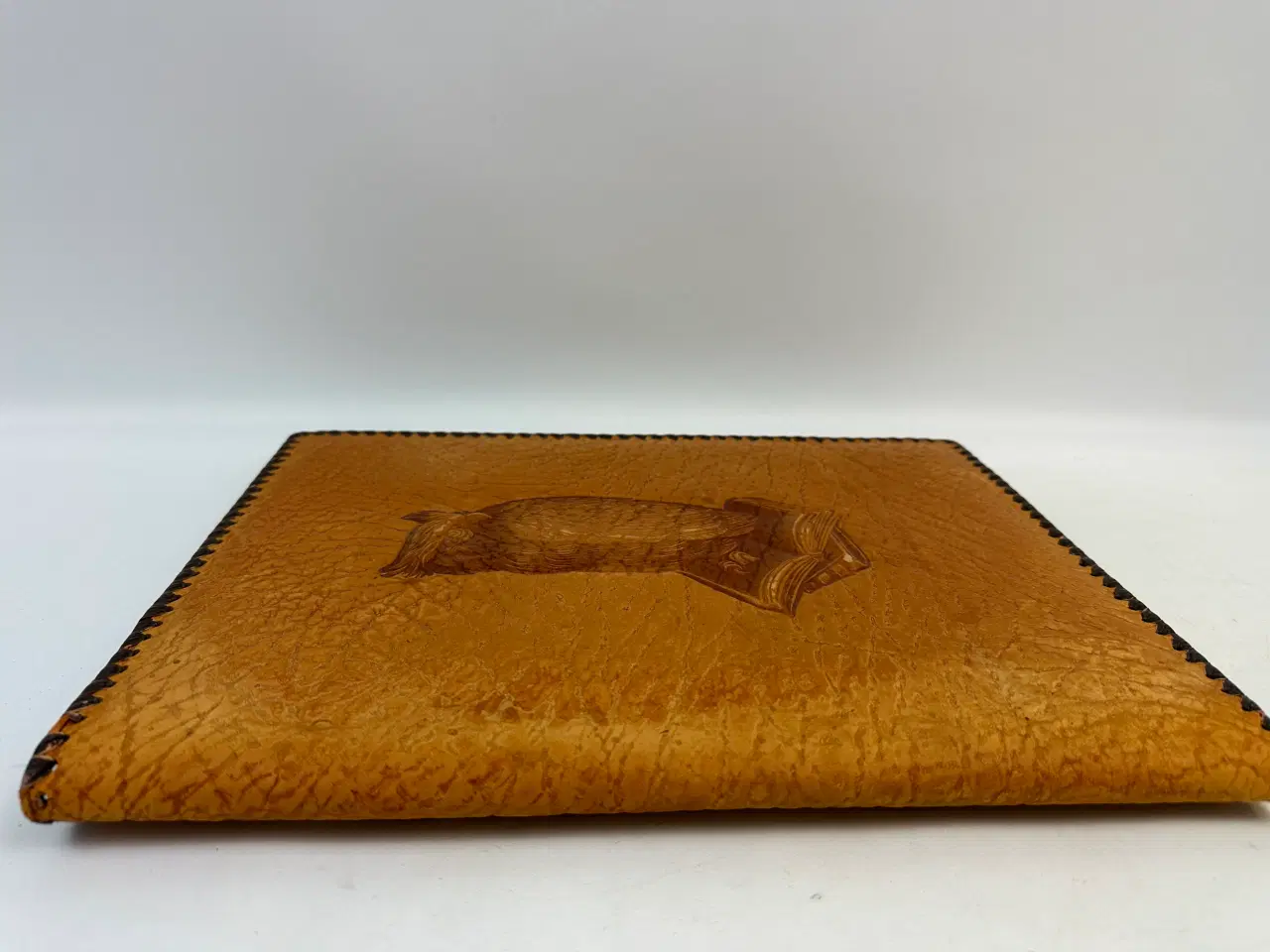 Billede 4 - Retro dokumentmappe i kernelæder