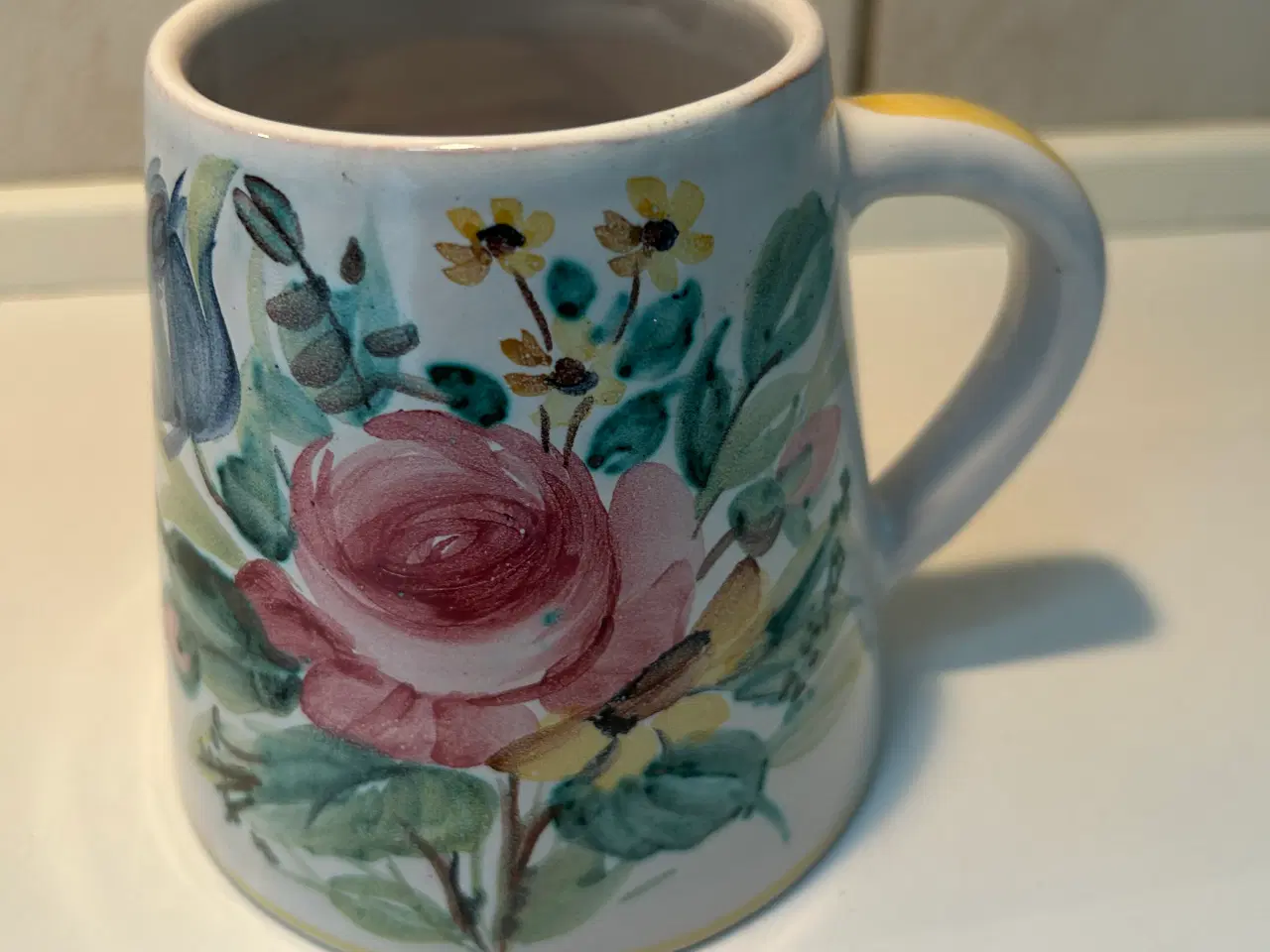 Billede 1 - Krus med Blomster, Retro