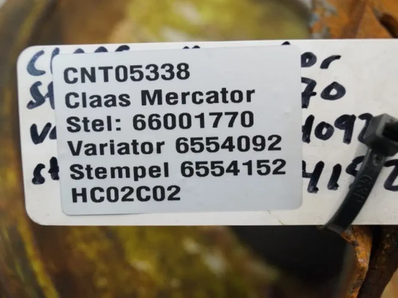 Billede 14 - Claas Mercator Variatorskive 6554092