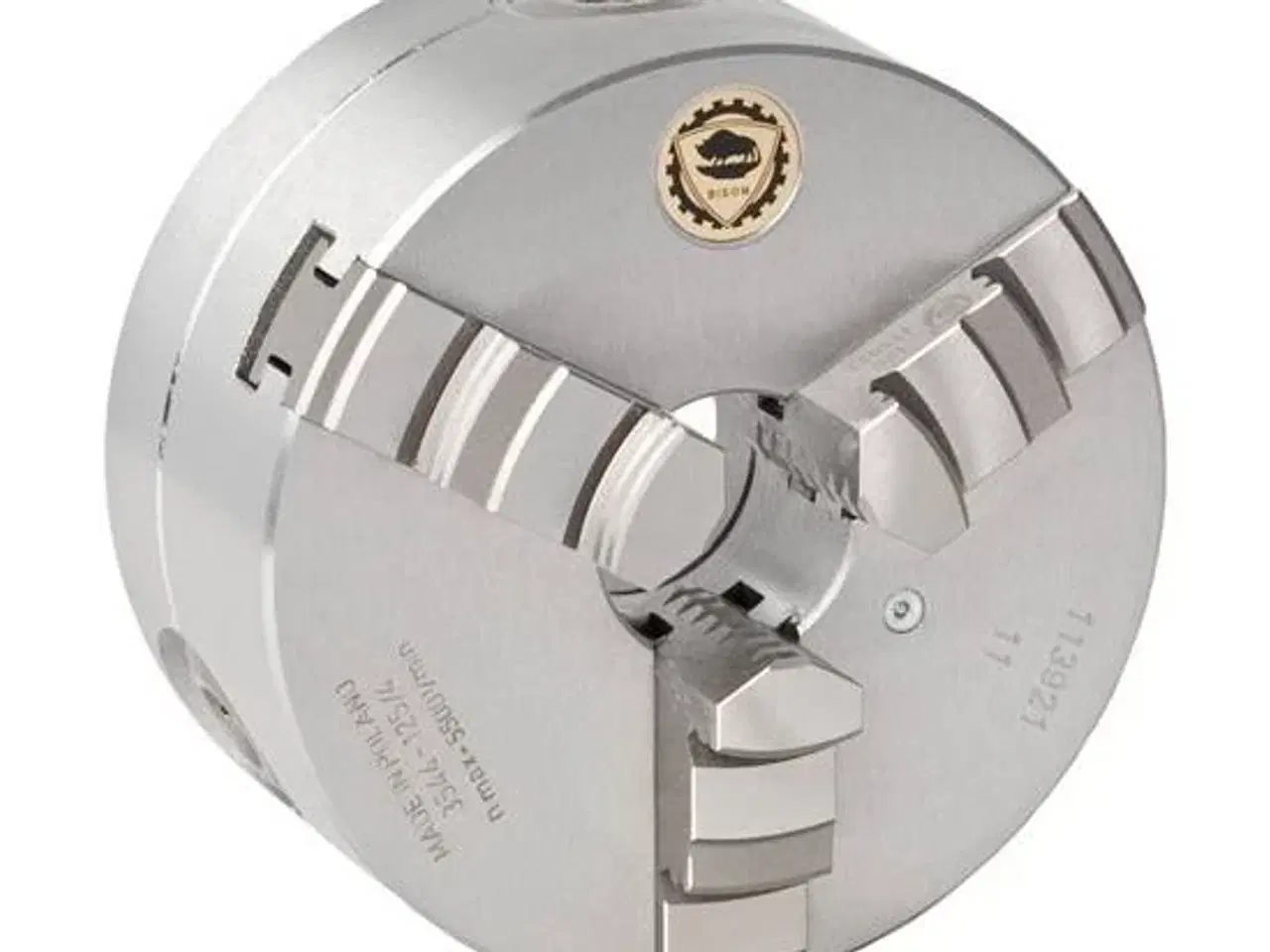 Billede 1 - BISON 3-Bakket Centrerpatron Ø250 mm-Stål-Kegle 6-DIN 55029-Camlock D1 Montering-3544-250-6-P
