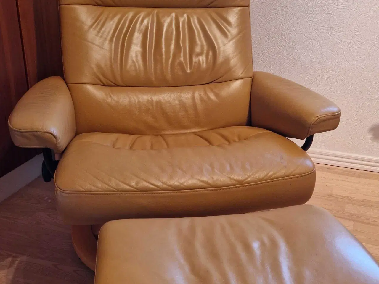 Billede 1 - Stressless lænestol og en skammel