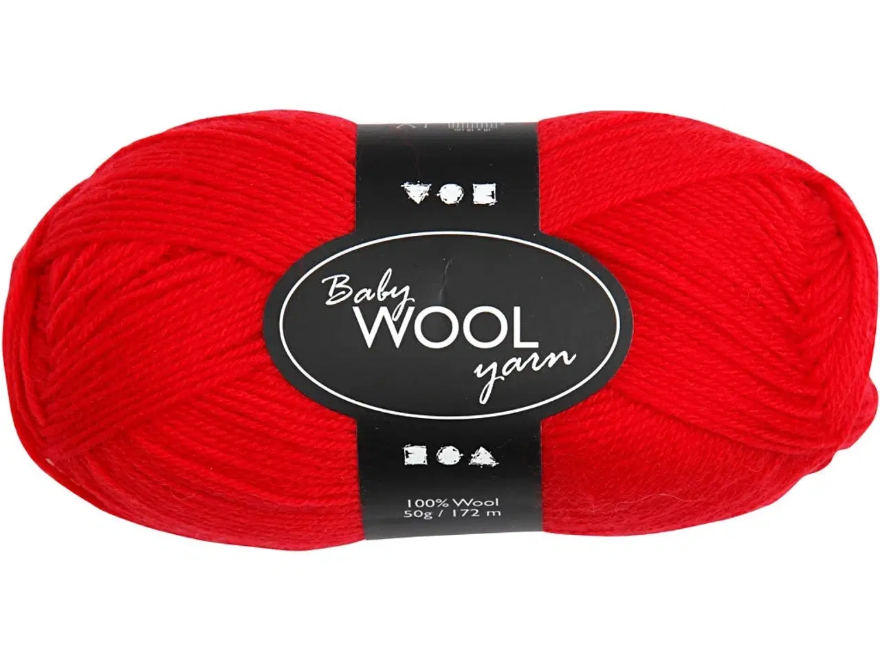 Billede 1 - Babygarn, L: 172 M, rød, 50g/ 1 ngl.