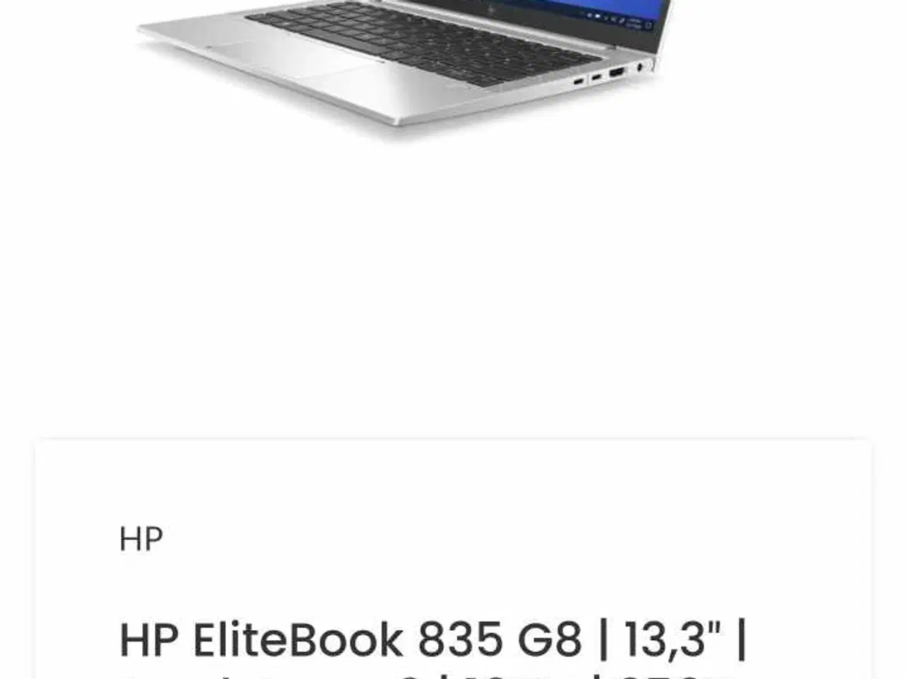 Billede 1 - HP Elitebook 835 G7