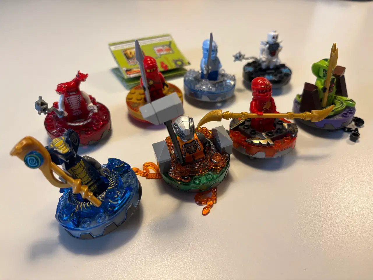 Billede 4 - LEGO Ninjago Spinner Lot – 8 originale figurer