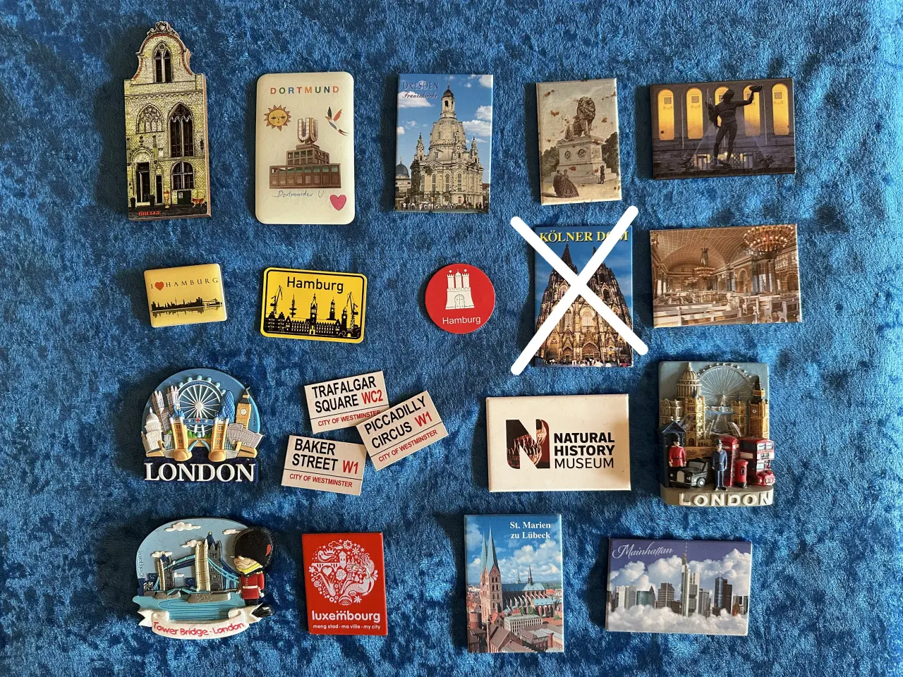 Billede 2 - 10 styk køleskabsmagneter sælges