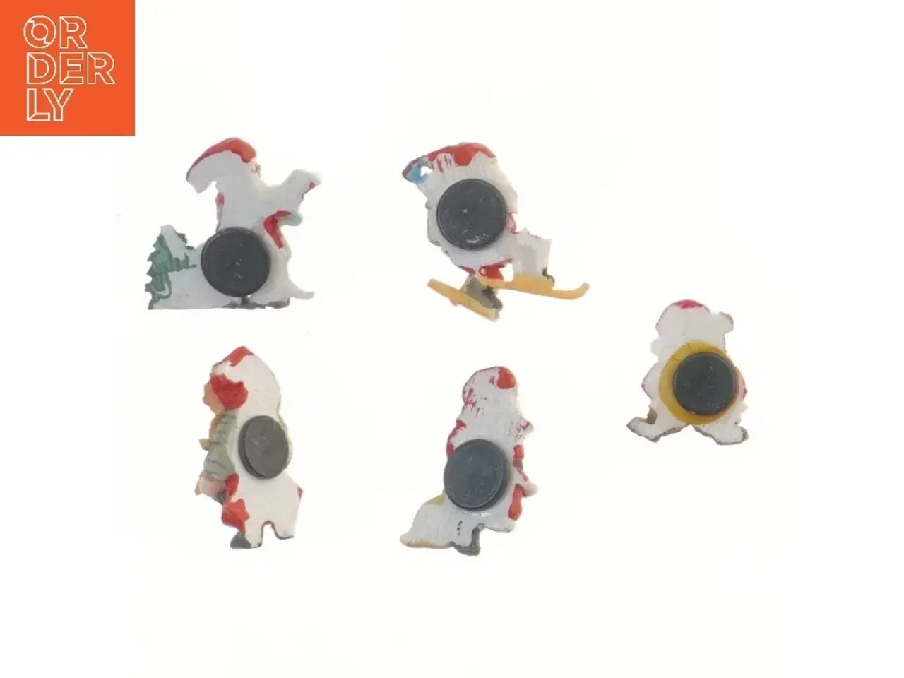 Billede 2 - Julemagneter, 5 stk (str. 5 stk 6,5 cm)