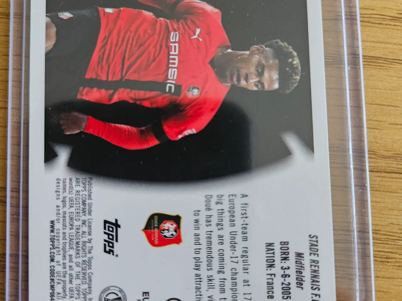 Billede 2 - Fodboldkort  Desire Doue Youthquake Rookie Card