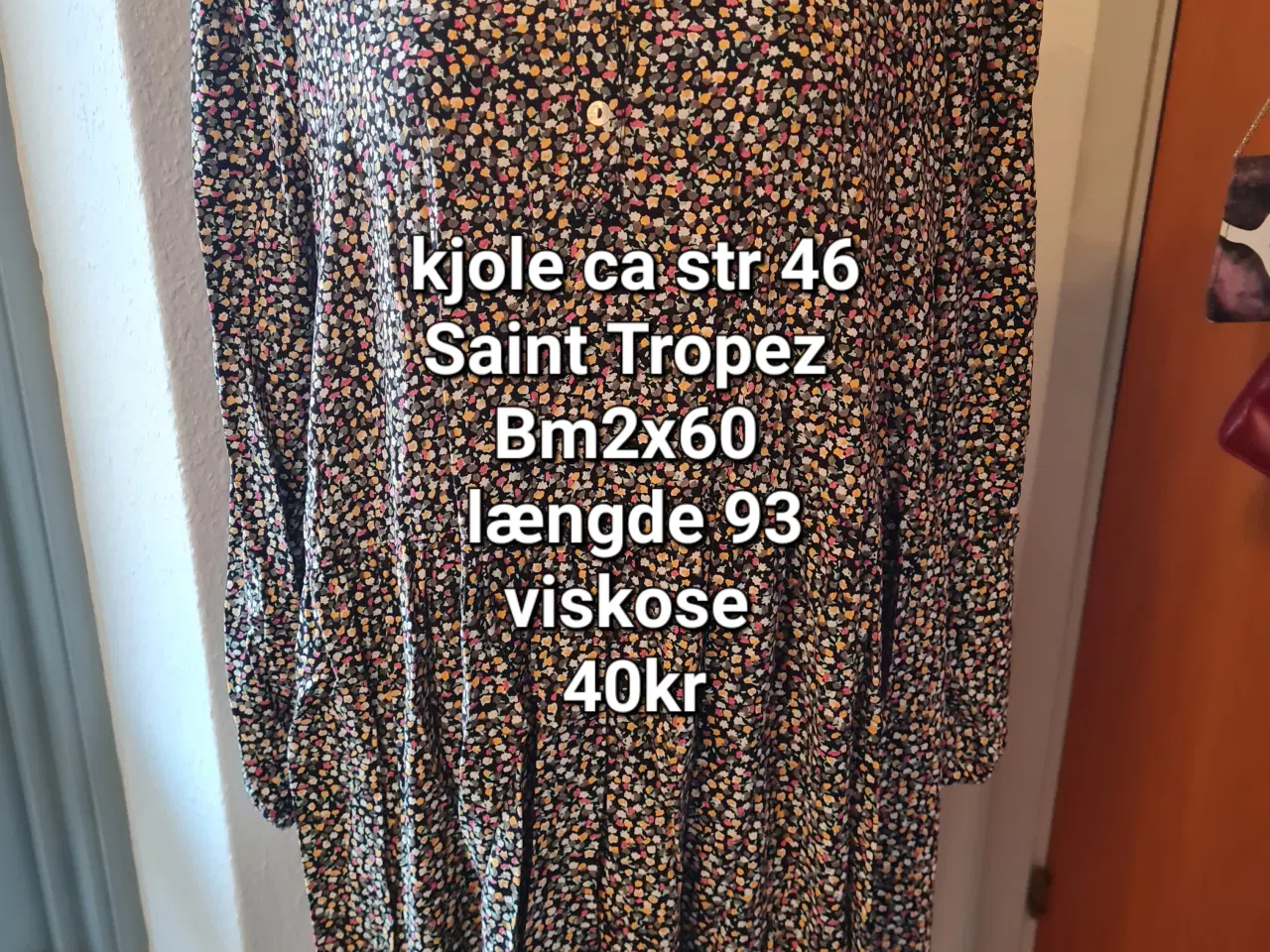 Billede 1 - Viskose kjole str 46-48 