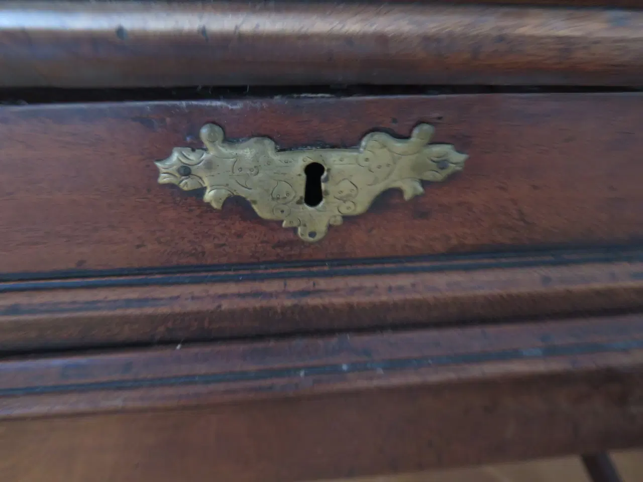 Billede 4 - Antik engelsk skrivepult, sidst i 1700-talllet