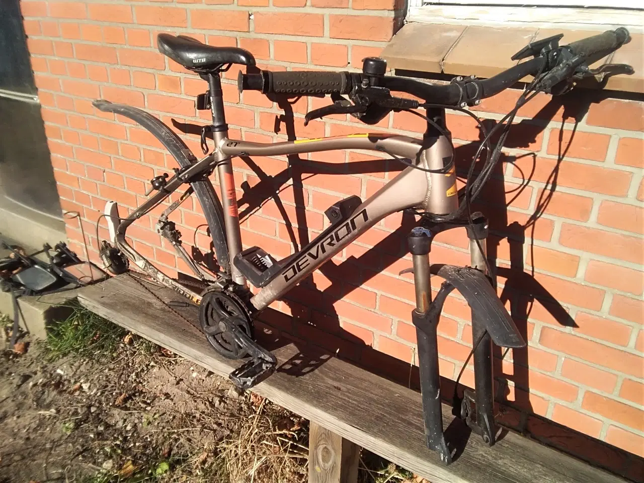 Billede 1 - E MTB stel til 27,5 " hjul m bremsekali God stand 