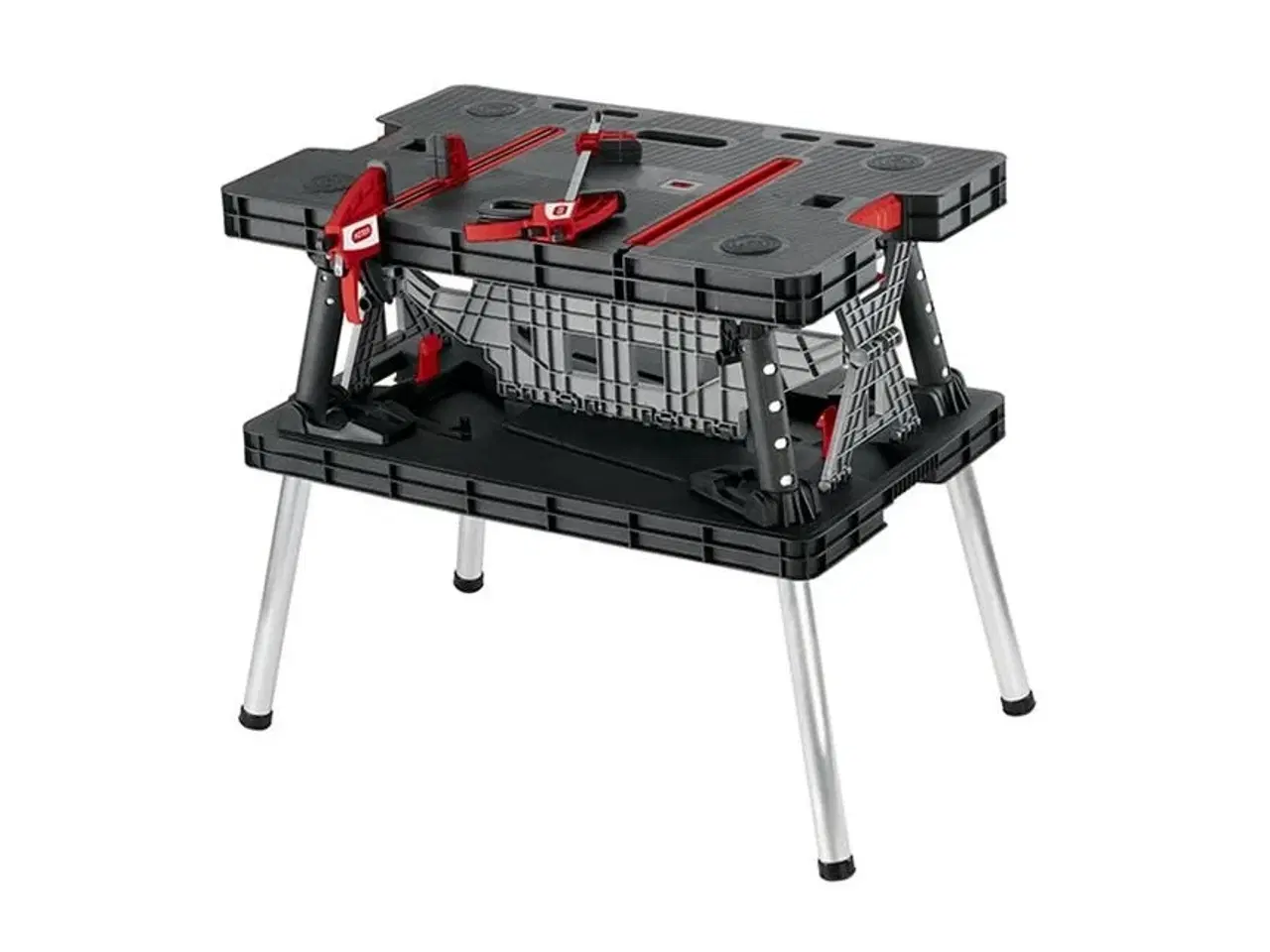 Billede 1 - Sammenklappeligt arbejdsbord – Keter portable workbench, sort
