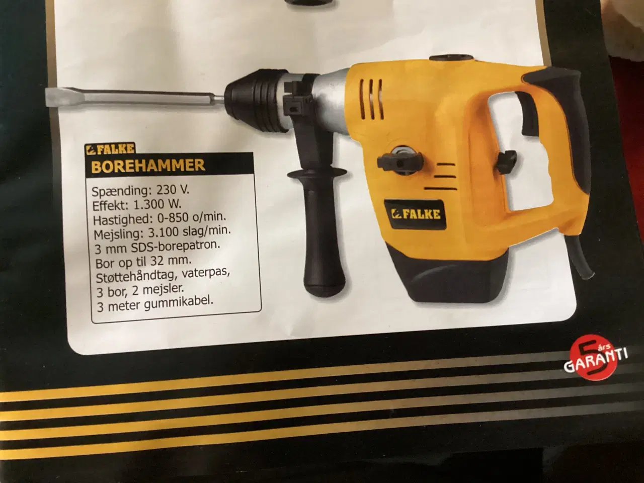 Billede 1 - Borehammer falke 