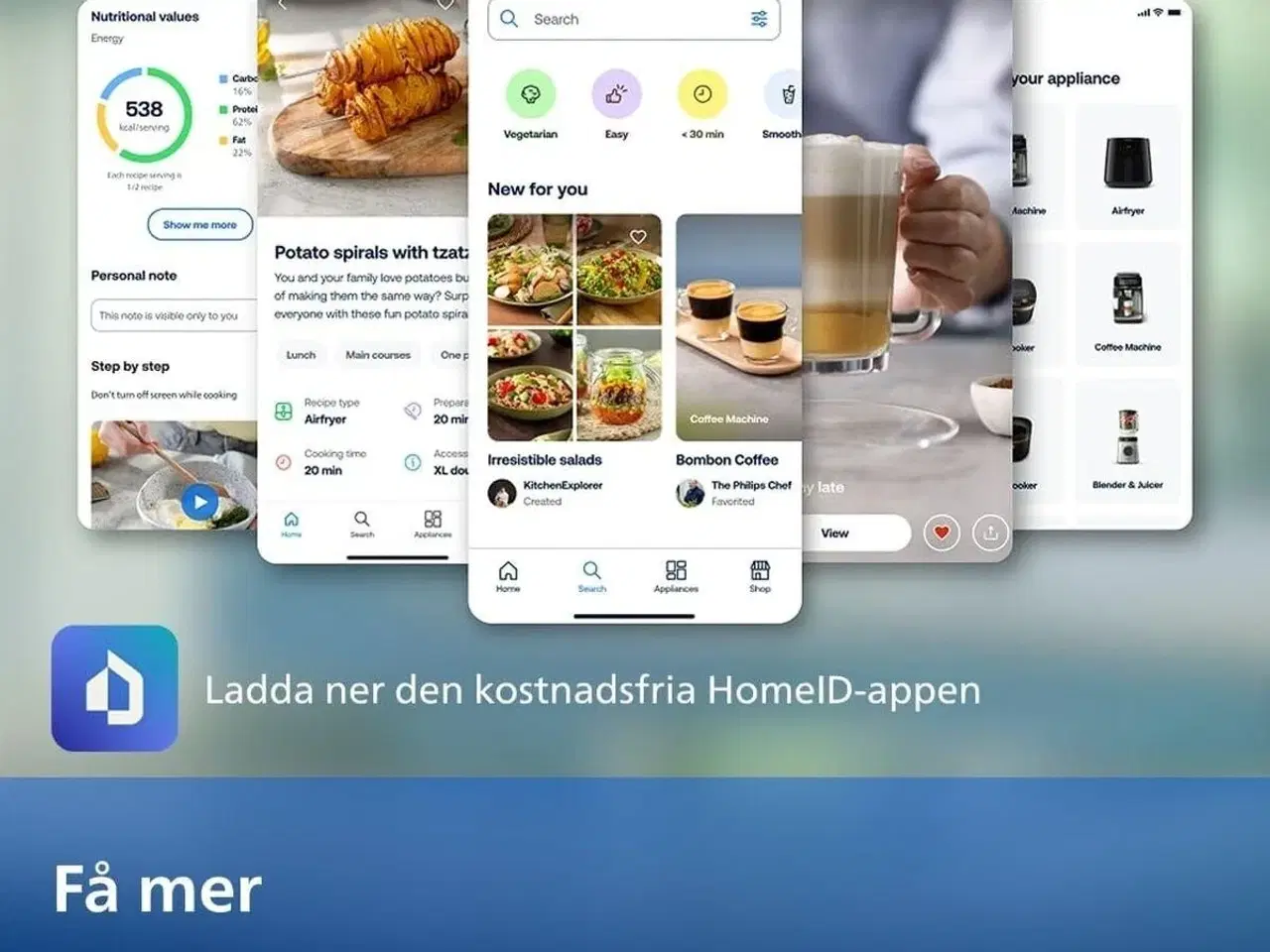 Billede 4 - Airfryer Philips NA353/10 - Hvid, 9 l