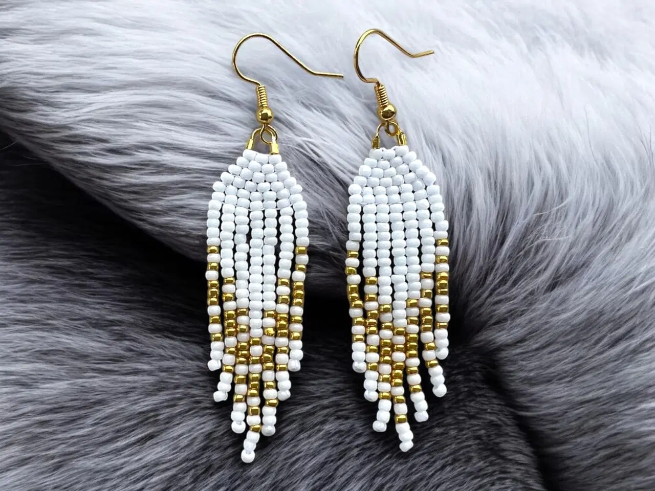 Billede 2 - Grønlandske perle øreringe